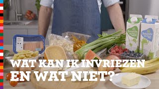 Eten invriezen wat wel wat niet  Slimme Sjef  Voedingscentrum [upl. by Tiphane562]