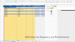 planificacion en excel [upl. by Ardua]