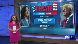 22News previews president debate [upl. by Burris]