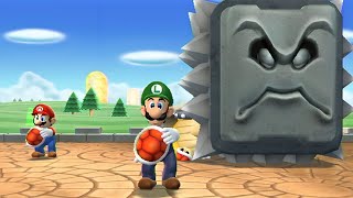 Mario Party 9 Minigames  Mario Vs Luigi Vs Bowser Vs Thwomp Master Difficulty [upl. by Odraode]