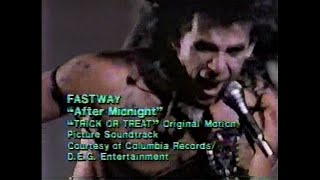 Fastway  After Midnight Music Video Trick Or Treat 1986 [upl. by Brick204]