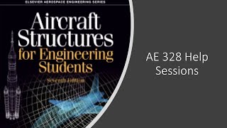 AE 328 Help Sessions Structural Idealization Example [upl. by Arykahs]