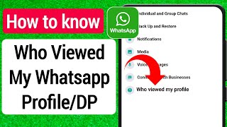 How to See Who Viewed Your Whatsapp Statusprofile Secretly  See Who Viewed My Whatsapp Profile [upl. by Bouchier562]