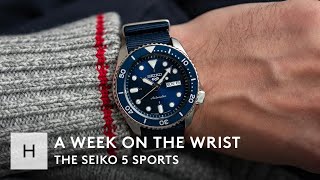 Review The 2019 Seiko 5 Sports SRPD Series [upl. by Selda]