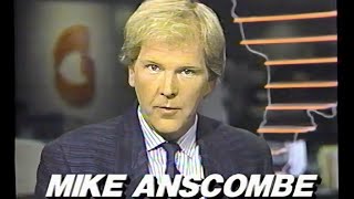 MIKE ANSCOMBE  GLOBAL NEWS quotThe World Tonightquot promo 1989 [upl. by Yelrah]