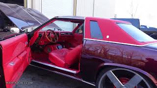 WhipAddict Cool Kandy Brandywine 1976 Oldsmobile Cutlass Supreme on 26s in For Work at Kaotic Speed [upl. by Erika]