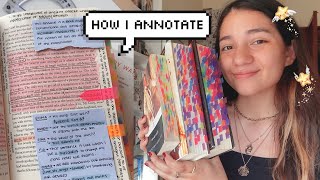 how i annotate my books  tips amp tricks 📖✍️ [upl. by Orutra31]