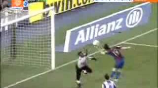 ESPANYOL vs F C BARCELONA GOL DE LIONEL MESSI CON LA MANO [upl. by Flor]