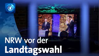 Landtagswahl in NordrheinWestfalen Knapper Wahlausgang erwartet [upl. by Ardin]