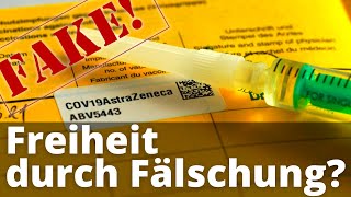 EUImpfausweis  Mit gefälschtem Ticket in die Freiheit [upl. by Karub188]