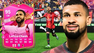 95 FUTTIES SBC LoftusCheek is as OVERPOWERED as his TOTS ️‍🔥 FC 24 Player Review [upl. by Ajram]