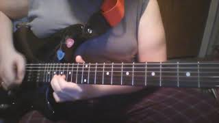 Bruce Faulconers Dragonball Z Theme Lead Guitar cover [upl. by Ynittirb396]