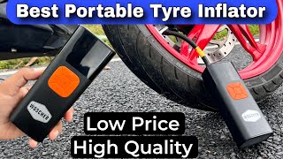 Best Portable Cordless Tyre Inflator  Woscher i6 2in1 Tyre Inflator For Bike  Scooter  Car [upl. by Yevreh936]