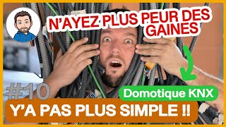 Comment passer ses GAINES ÉLECTRIQUES au PLAFOND  Électricité et domotique KNX ⚡️ [upl. by Inesita328]