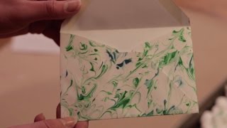 Easy DIY Paper Marbling with Food Dye amp Shaving Cream [upl. by Yendic]