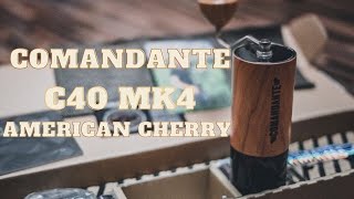 Comandante C40 MK4 Hand Grinder Unboxing – American Cherry [upl. by Yllier]