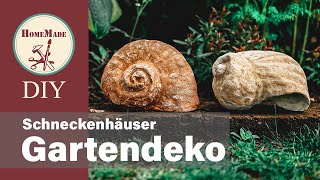 DIY  Gartendeko Schneckenhäuser aus Maschendraht selber machen  Maritime Sommerdeko  Shell craft [upl. by Nylarat]