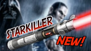 New Starkiller Kyber Crystal Neopixel Lightsaber Artsabers [upl. by Ecirtahs]