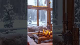 Christmas Lodges Stunning Living Rooms with Magical Winter Views 🎄 HolidayLodges InnerMindFantasy [upl. by Egres435]