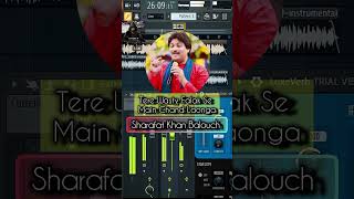 Tere Vaste Falak Se Main Chand Laonga  New Song  Ai Cover  Sharafat Khan Balouch  2024 [upl. by Callum]