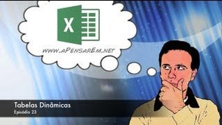 Tutorial Excel 2013 Ep 23  Tabelas Dinâmicas [upl. by Sherborn]