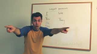 Subject Pronouns Beginner Level 1 [upl. by Hizar]