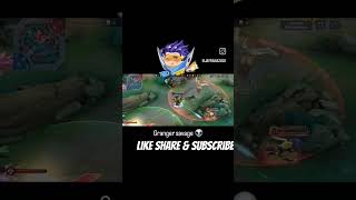 Granger gameplay  Granger savage  Granger meta  Granger maniac mlbb mobilelegends [upl. by Ellis]