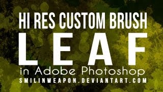 Leaf Custom Brush for Photoshop [upl. by Evreh]