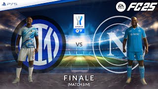 Inter  Napoli ⚽️ Finale Supercoppa Italiana Match Sim ft Thuram Lukaku  FC 25 [upl. by Liagabba]