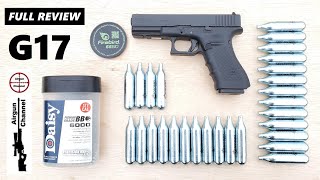 GLOCK 17 Gen4 PERFECTION in 177 BlowBack Co2 Review  Glock 17 BB Pistol Review [upl. by Notelrac]