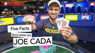 Five Facts About Poker Star Joe Cada [upl. by Leinadnhoj558]