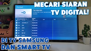 Cara Setting Siaran TV Digital Tv Samsung amp Smart TV [upl. by Lynus]