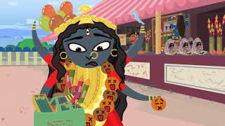 Have a Safe Diwali  Jay Maa Kali  Kali Cartoon Video  Maa Kali Status [upl. by Adla]