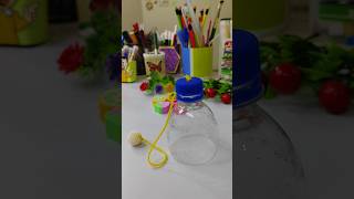 toy craft idea step by step kids activity craft using water bottlehandmade craft youtubeshorts [upl. by Haem]