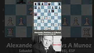 Alekhine vs Munoz That Was A Great Move [upl. by Ona]