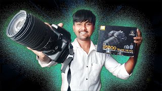 My First DSLR Camera Nikon D5600 Unboxing 🔥  Best Camera For YouTube Videos [upl. by Wilkie534]