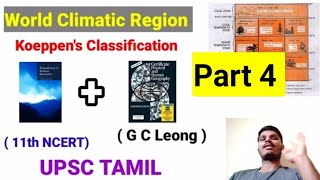 World Climatic Region for UPSC in Tamil  Koeppen Classification of climate part 4  upsc2025 [upl. by Maltz946]