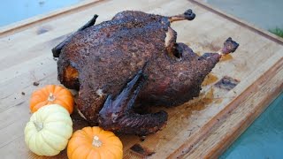 Smoked Whole Turkey  Two Seasonings [upl. by Inad]