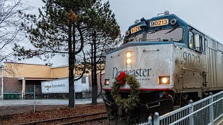 Amtrak 692 West Medford to North Station GLX Express Section [upl. by Ysied]