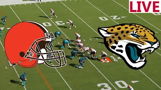 🔴 LIVE NFL🔴Cleveland Browns vs Jacksonville Jaguars NFL Today NFL SEASON Madden NFL [upl. by Robinson]