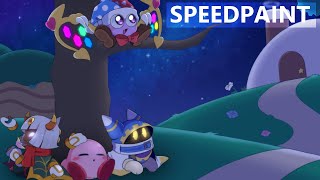 【SPEEDPAINT】 Dream Friends  Kirby Star Allies [upl. by Narag698]