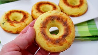 5 minutes snack easy and perfect  Cheese Cauliflower Donuts  Simona Callas 28 [upl. by Hepza503]