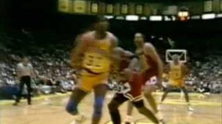 1991 NBA Finals Bulls at Lakers Gm 4 part 513 [upl. by Lozar]