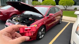 2017 FORD FUSION SPORT boomba blow off valve adapter UNBOXING AND INSTALL [upl. by Ayotyal]