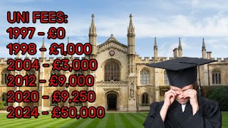 UK University Tuition Fees Could Raise To £50000 A Year [upl. by Anoli]