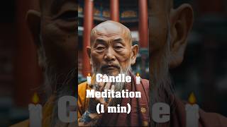 🕯️⏳ OneMinute Meditation on a Candle Stress Relief shortmeditation stressrelief candle [upl. by Slein318]