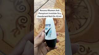 Rexona Women Anti Perspirant Invisible Dry Deodorant Roll On 45 ml [upl. by Vassell682]