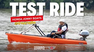 Exclusive Test Ride  Honda Jonny Boats by Honda Marine บ้านนายถึก 2024 [upl. by Atiniuq998]