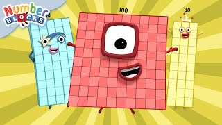 Second Grade Math  Learn To Count  Numberblocks Compilation  123 Numbers Cartoon For Kids [upl. by Rednirah]