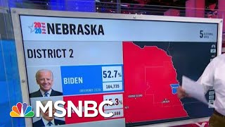 Biden Will Win 1 Electoral Vote In Nebraska NBC News Projects  MSNBC [upl. by Sung]